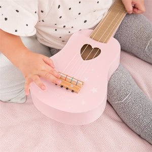 Little Dutch - Holz Gitarre Musikinstrument adventure pink
