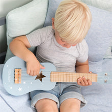Laden Sie das Bild in den Galerie-Viewer, Little Dutch - Holz Gitarre Musikinstrument adventure blue