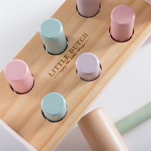 Laden Sie das Bild in den Galerie-Viewer, Little Dutch - Holz Hammerbank Klopfbank adventure pink