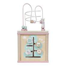 Laden Sie das Bild in den Galerie-Viewer, Little Dutch - Holz Motorik Activity Würfel adventure pink