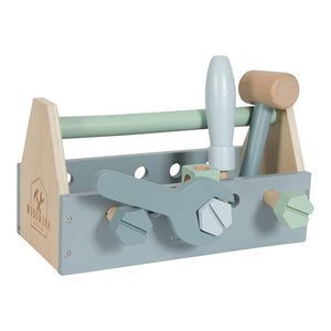 Little Dutch - Holz Werkzeugkasten 20 tlg. blau