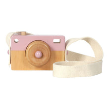 Laden Sie das Bild in den Galerie-Viewer, Little Dutch Holz Kamera Spielkamera pink 4435