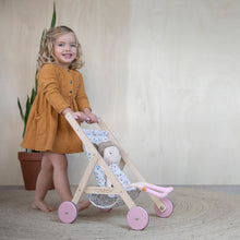 Laden Sie das Bild in den Galerie-Viewer, Little Dutch - Holz Puppen Buggy Puppenwagen Spring Flowers