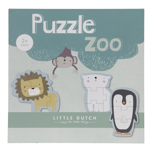 Little Dutch - Puzzle Zoo Tiere
