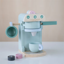 Laden Sie das Bild in den Galerie-Viewer, Little Dutch - Holz Kaffeemaschine 10 tlg. Set