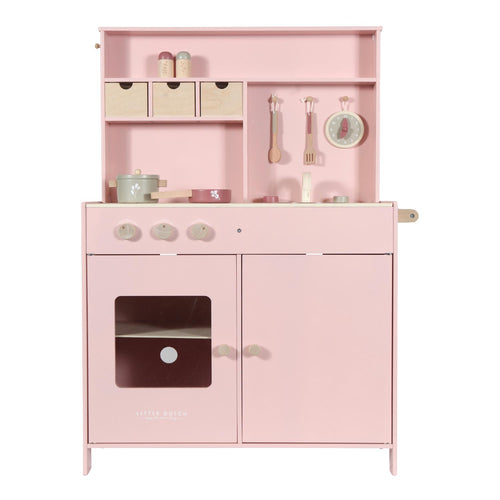 Little Dutch - Holz Kinderküche Spielküche mit Zubehör rosa