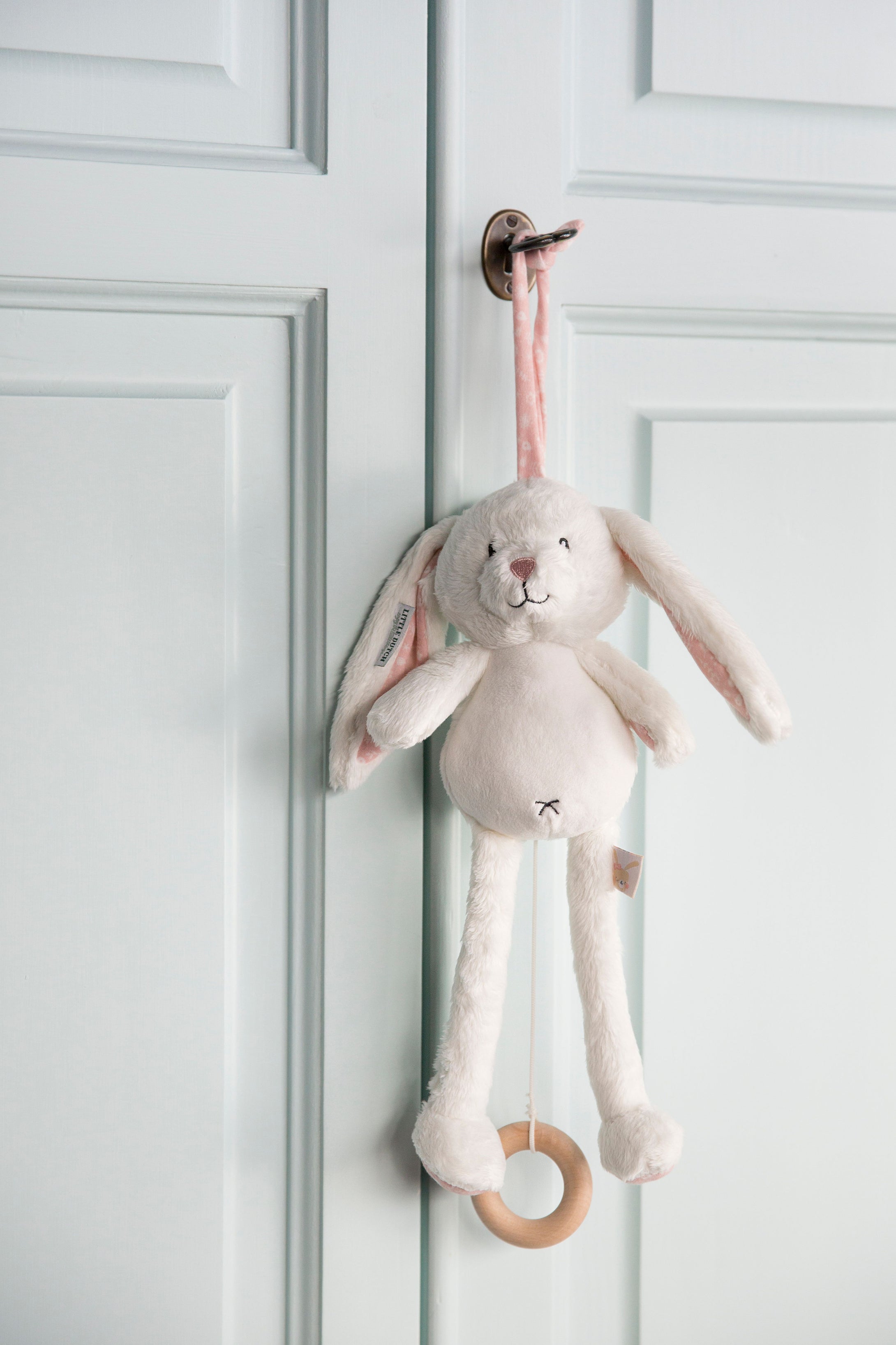 Little Dutch - Stoff Spieluhr Hase adventure pink
