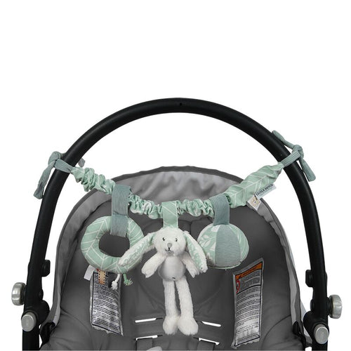 Little Dutch Wagenkette Stoff Hase adventure mint 4647
