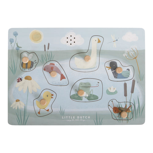 Little Dutch - Holz Musik Steckpuzzle Little Goose