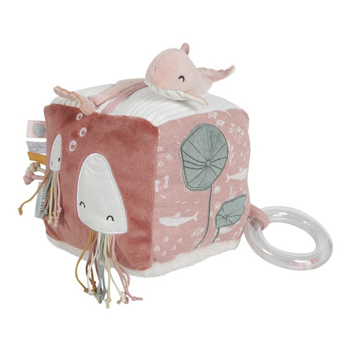 Little Dutch - Stoff Activity Würfel Ocean pink
