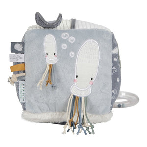 Little Dutch - Stoff Activity Würfel Ocean blue