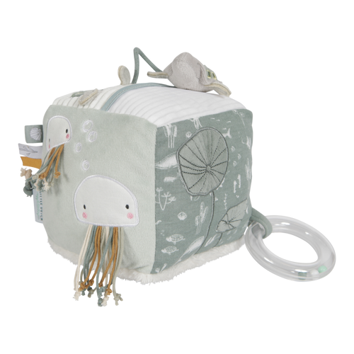 Little Dutch - Stoff Activity Würfel Ocean mint