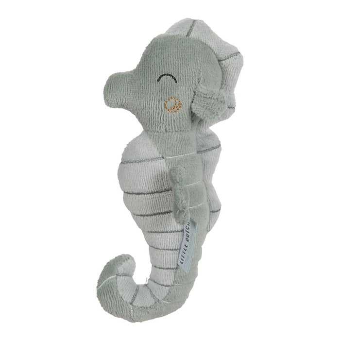 Little Dutch - Stoff Rassel Seepferdchen Ocean Mint