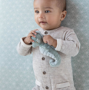 Little Dutch - Stoff Rassel Seepferdchen Ocean Mint