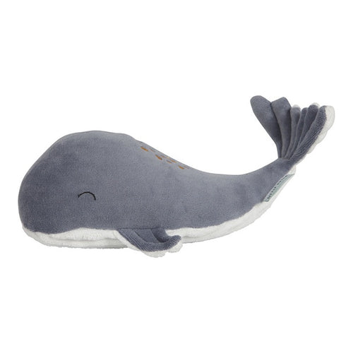 Little Dutch - Stoff Kuscheltier Wal 24cm Ocean Blue