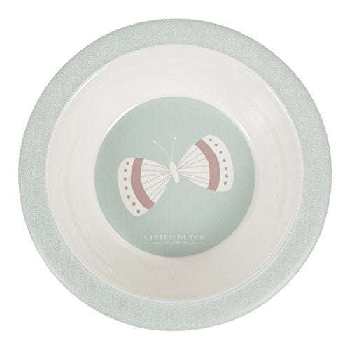 Little Dutch Melamin Schale Schüssel 16,5 cm Schmetterling adventure pink 4918