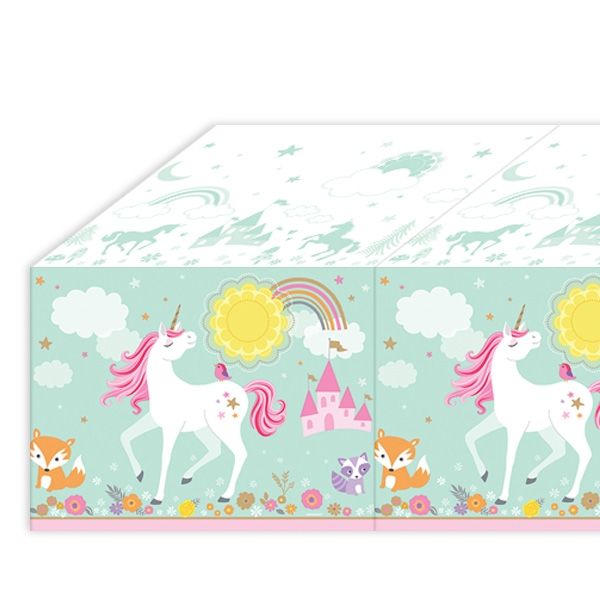 Amscan - Magisches Einhorn Tischdecke 137x243cm