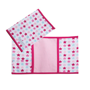 Little Dutch Mutterpass Stoff Hülle mixed stars pink 6162