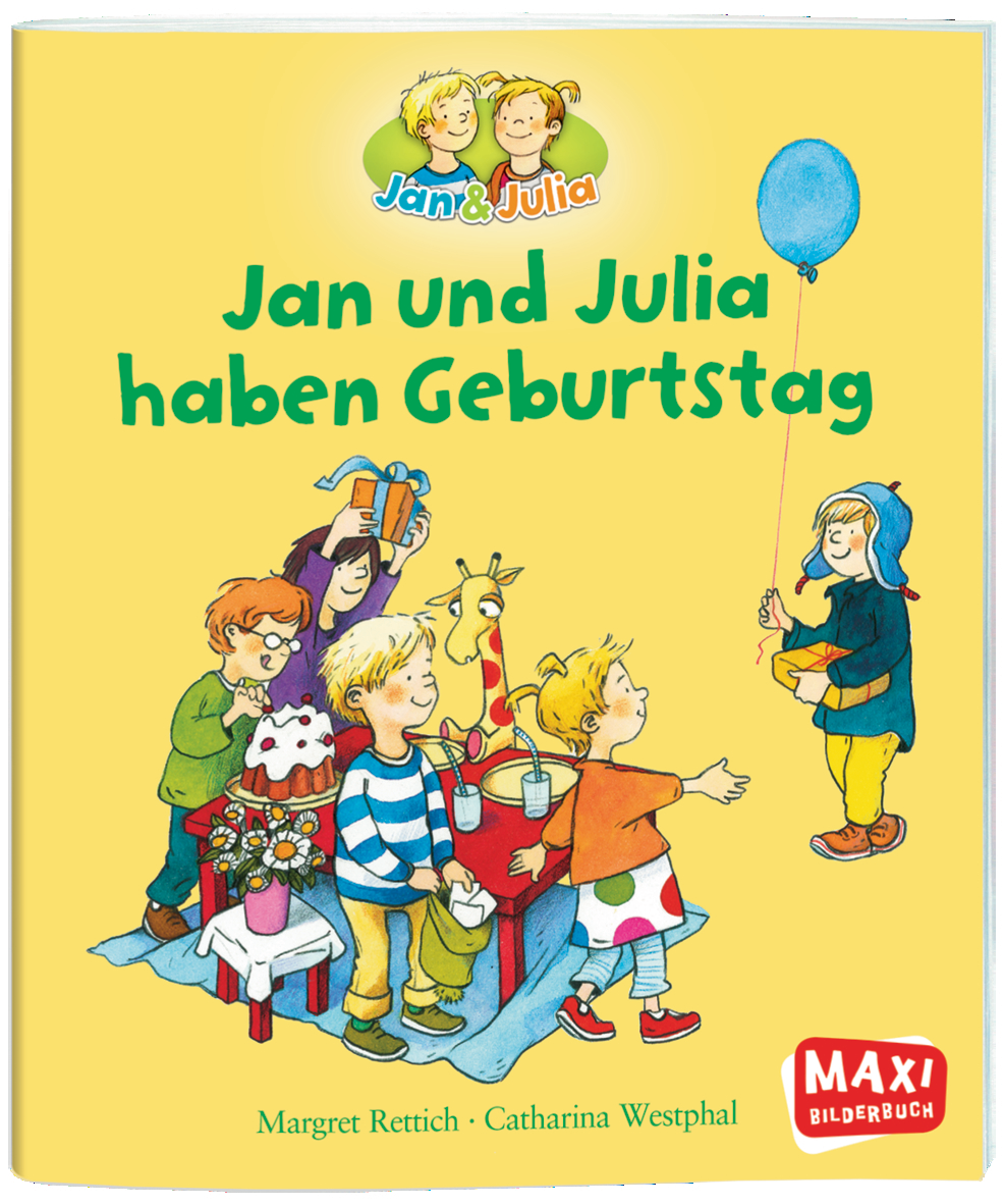 Ellermann - MAXI Bilderbuch, Jan und Julia haben Geburtstag
