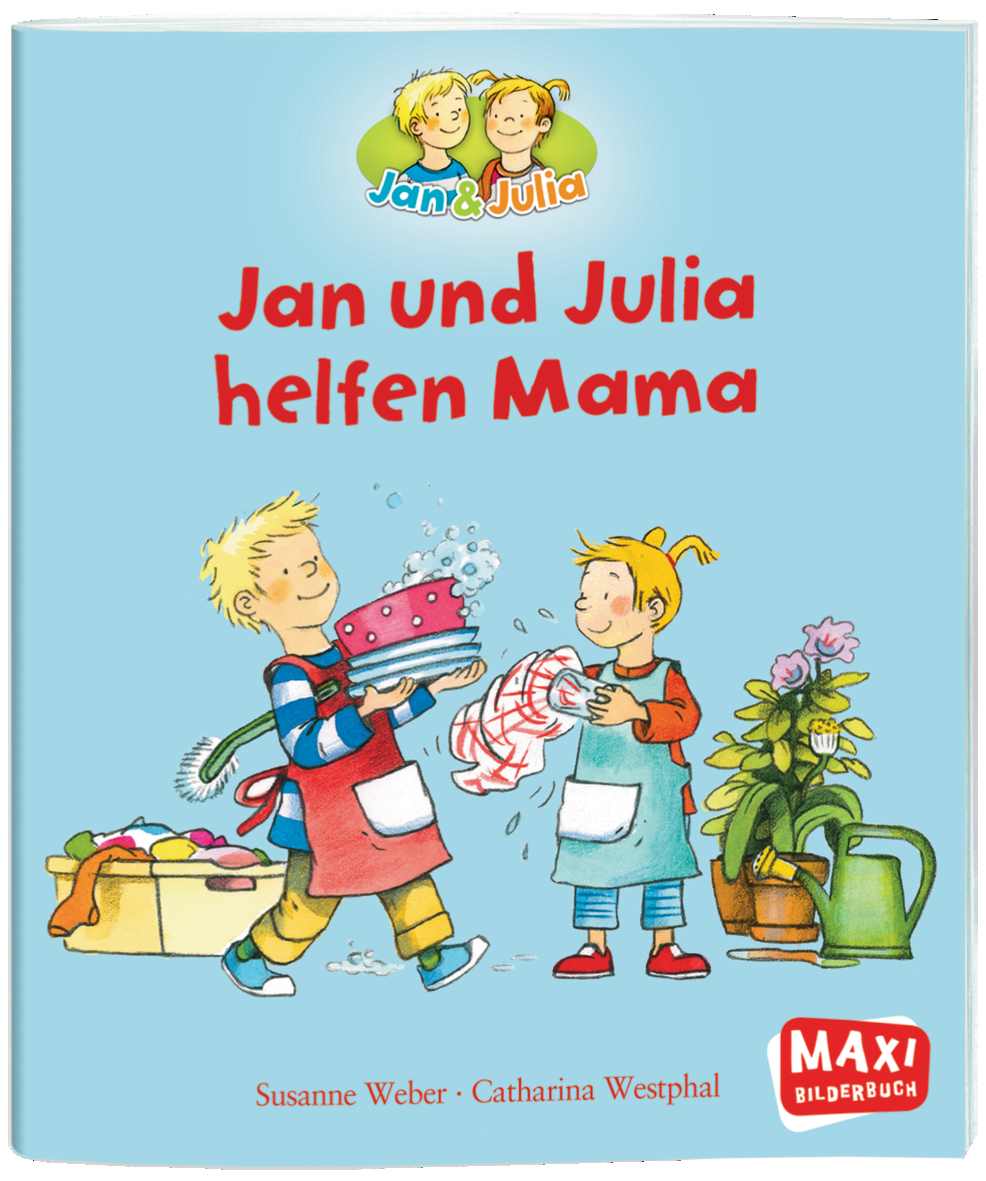 Ellermann - MAXI Bilderbuch, Jan und Julia helfen Mama