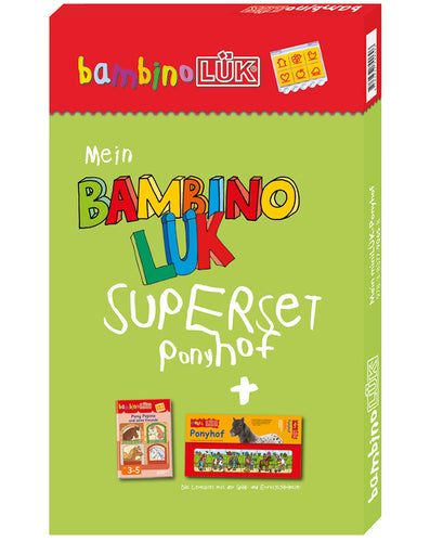Bambino LÜK - SuperSet Ponyhof inkl. Kontrollgerät und Puzzle