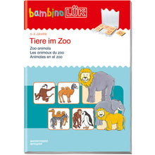 Laden Sie das Bild in den Galerie-Viewer, Bambino LÜK - Tiere im Zoo Übungsheft