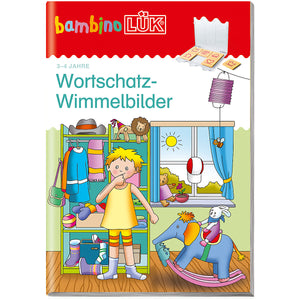 Bambino LÜK - Wortschatz Wimmelbilder Übungsheft