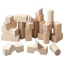 Laden Sie das Bild in den Galerie-Viewer, Haba - Holz Bauklötze Bausteine Set 60 tlg. große Grundpackung