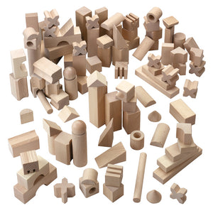 Haba - Holz Bauklötze Bausteine Set 102 tlg. Extra große Grundpackung