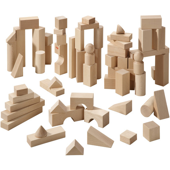 Haba - Holz Bauklötze Bausteine Set 60 tlg. große Grundpackung