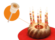Laden Sie das Bild in den Galerie-Viewer, Ahrens AHS - Holz Kuchenstecker für Kerzen