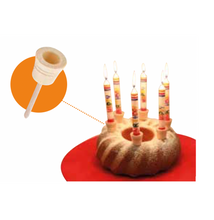 Laden Sie das Bild in den Galerie-Viewer, Ahrens AHS - Holz Kuchenstecker für Kerzen