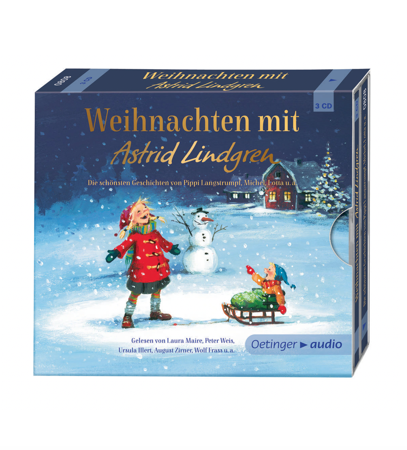 Oetinger Verlag Audio - Weihnachten mit Astrid Lindgren 3 CDs