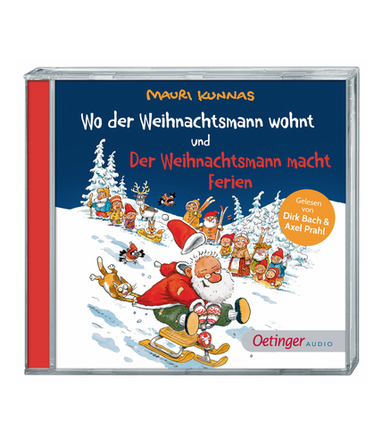 Oetinger Verlag Audio - Wo der Weihnachtsmann wohnt und Der Weihnachtsmann macht Ferien CD