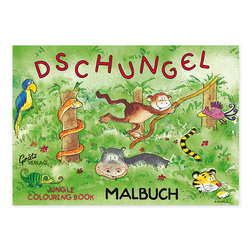 Grätz Verlag - Mini Malbuch Motiv Dschungel
