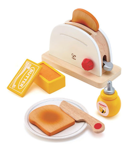 Hape - Holz Pop-up Toaster inklusive Zubehör