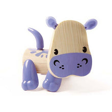 Laden Sie das Bild in den Galerie-Viewer, Hape - Bambus Minitier Steckfigur Nilpferd