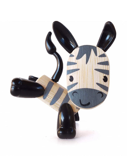 Hape - Bambus Minitier Steckfigur Zebra