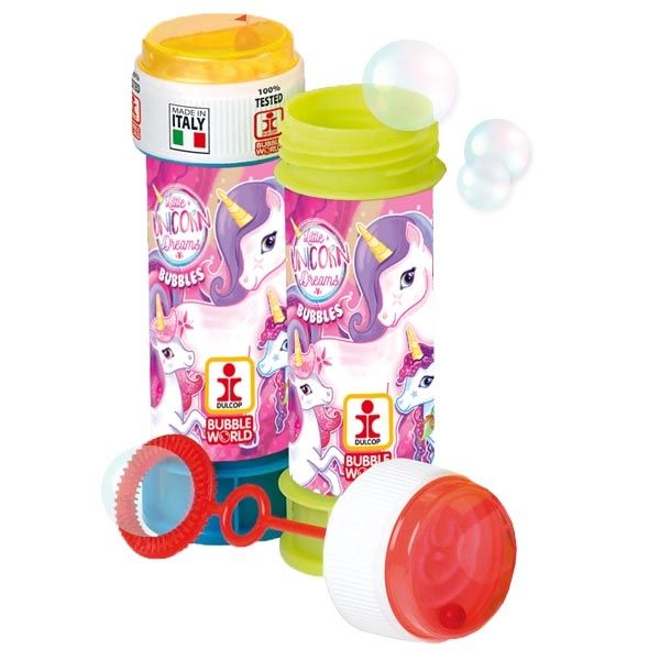 Little Unicorn Dreams - Einhorn Seifenblasen 60ml mit Geduldsspiel
