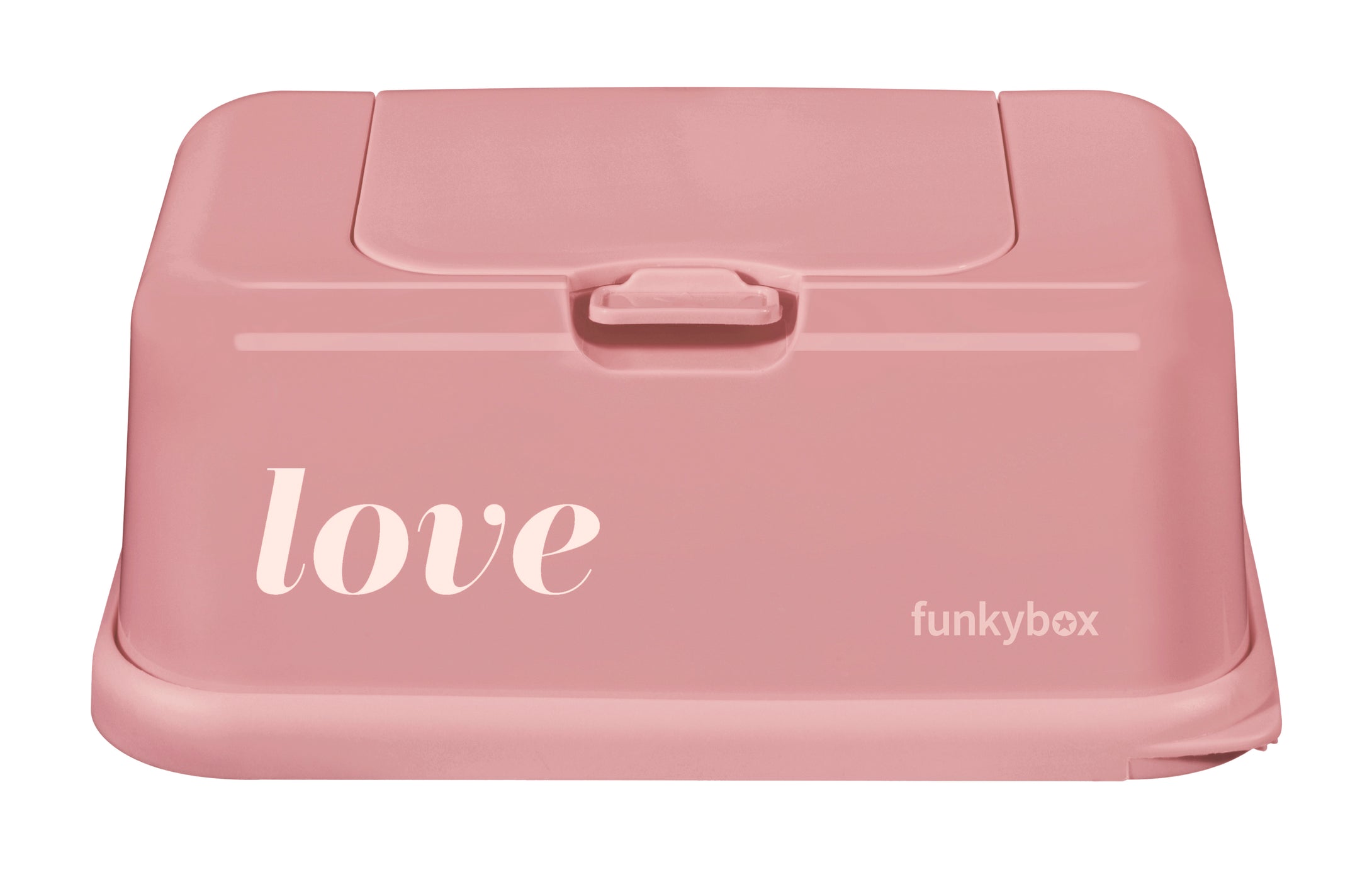 Funkybox - Feuchttücher Box Love altrosa