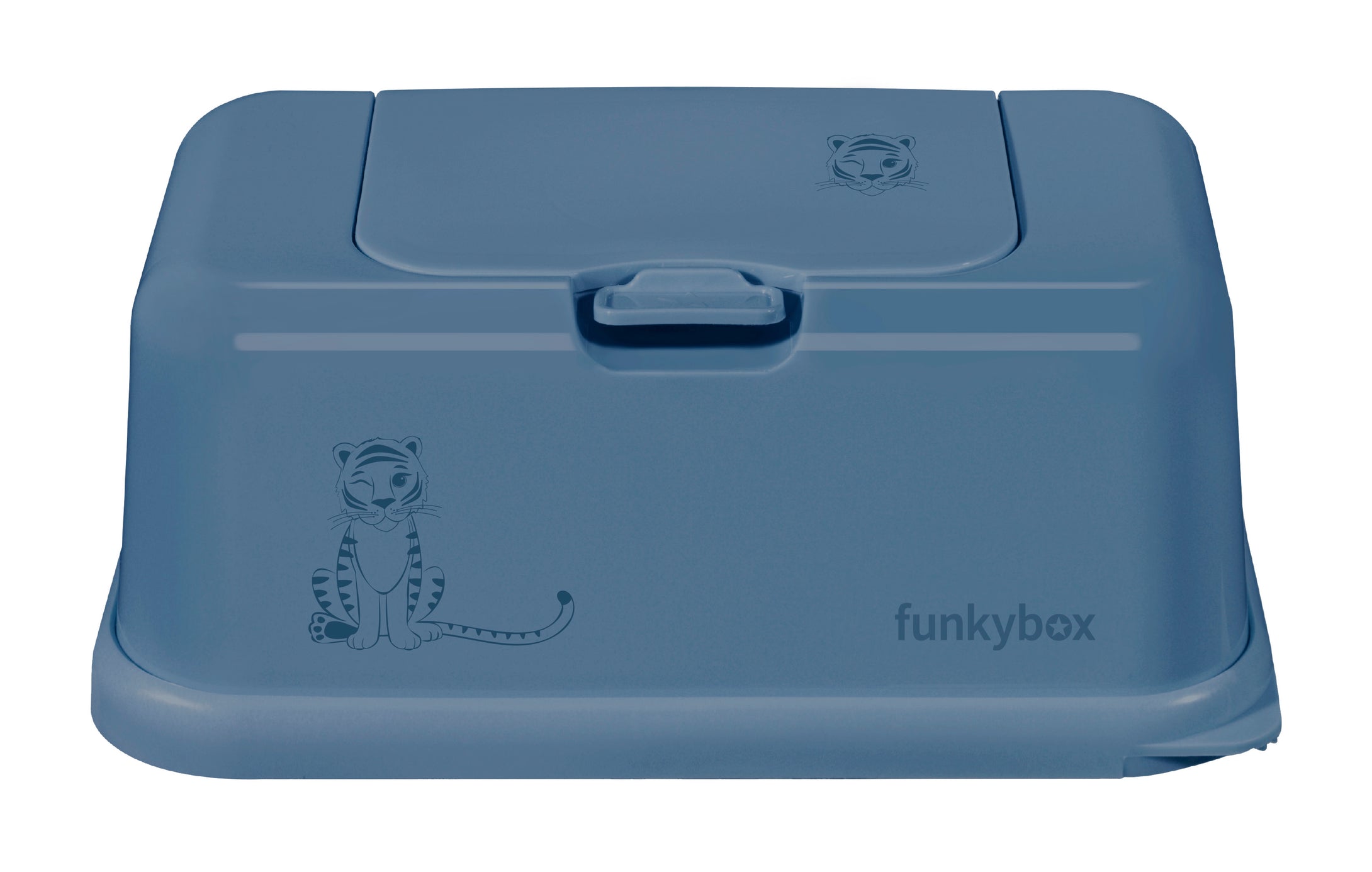 Funkybox - Feuchttücher Box Tiger blau