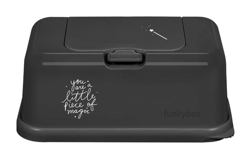 Funkybox - Feuchttücher Box Magic dunkelgrau