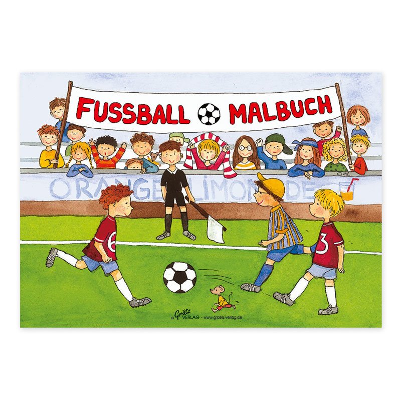 Grätz Verlag - Fußball Malbuch