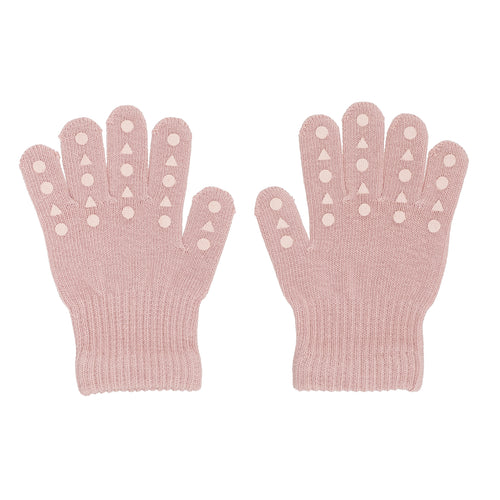 GoBabyGo - Rutschfeste Finger Handschuhe dusty rose