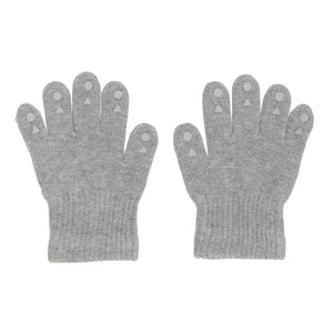 GoBabyGo - Rutschfeste Finger Handschuhe grey melange