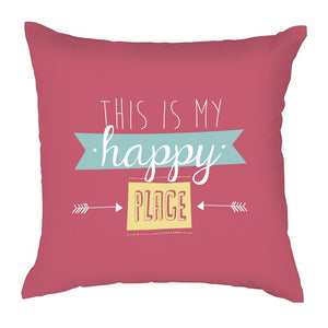 Moses Verlag - Happy Me Deko Kissen Happy Place mit Füllung