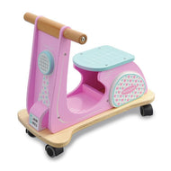 Indigo Jamm - Holz Retro Roller Rutschfahrzeug pink
