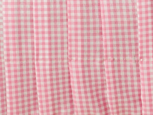 Rice - Rafia Bastkorb Kinderkorb rosa mit Ledergriffe