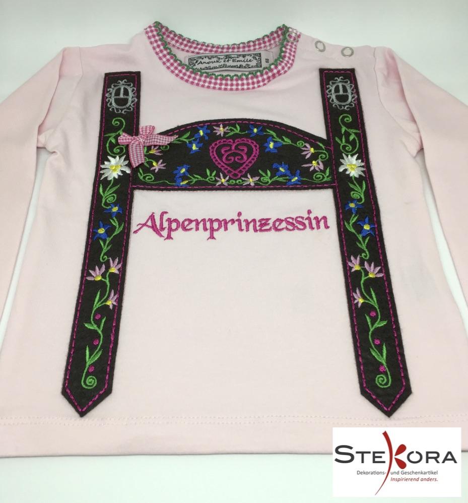 Anouk et Emile - Langarm Shirt Alpenprinzessin rosa