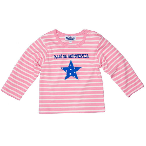 P. Eisenherz - Langarmshirt Longsleeve Kleine Schwester rosa